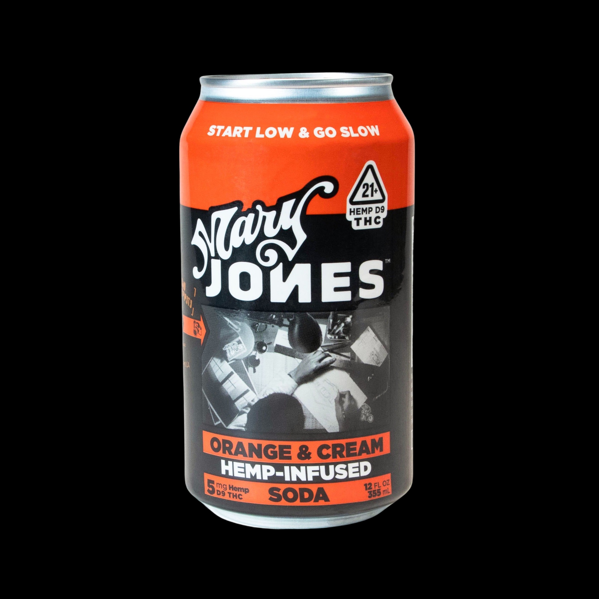 Mary Jones Beverages 10mg THC / Orange & Cream / Singple